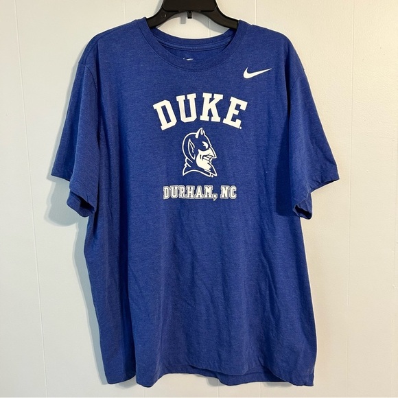 Nike Duke Blue Men's‎ T-Shirt size 2xl excellent preowned condition - Picture 1 of 4